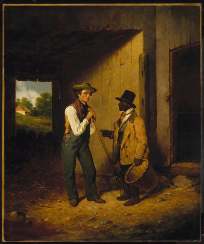 Todo hablar y nada de trabajo de Francis William Edmonds