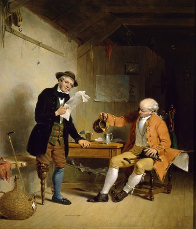 Comodoro Trunnion y Jack Hatchway, c.1839 de Francis William Edmonds