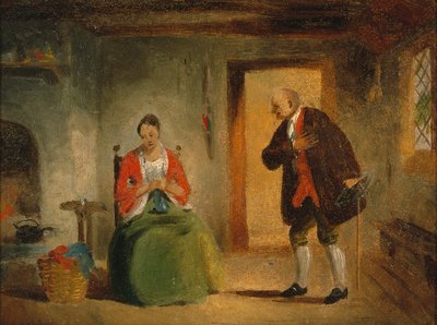 Estudio interior, 1835-63 de Francis William Edmonds