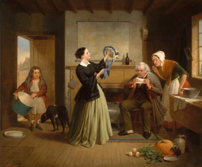 El nuevo sombrero, 1858 de Francis William Edmonds