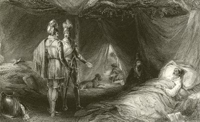 El lecho de muerte del ladrón de Francis William Topham