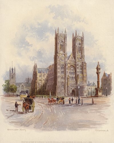 Abadía de Westminster, Londres de Francis after Barraud