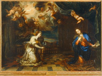 Anunciación (cuadro) de Francisco (1608-1685) Rizi