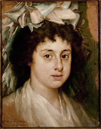 Retrato de Feliciana, a la edad de 13 años de Francisco Bayeu y Subias