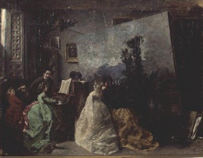 El estudio de Antonio Muñoz Degrain de Francisco Domingo Marqués