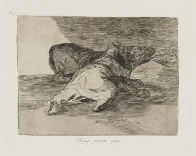 Algun partido saca. (He Gets Something out of It.), pl. 40 from the series Los desastres de la guerra (The Disasters of War) de Francisco de Goya