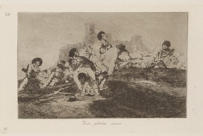 Aun podr?n servir (They Can Still Be of Use), Plate 24 from Los desastres de la guerra (The Disasters of War) de Francisco de Goya