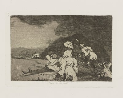 Bien te se est?. (It Serves You Right.), pl. 6 from the series Los desastres de la guerra (The Disasters of War) de Francisco de Goya