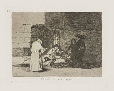 Caridad de una muger. (A Woman de Francisco de Goya