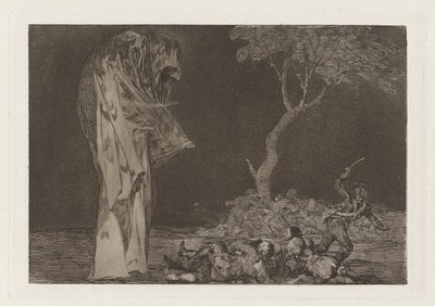 Disparate de miedo (Folly of Fear), also known as Por temor no pierdas honor (Do Not Lose Honour Through Fear), from the series Los disparates (Los proverbios) de Francisco de Goya