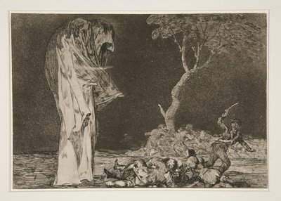 Disparate de miedo (The Folly of Fear), pl. 2 from Los proverbios de Francisco de Goya