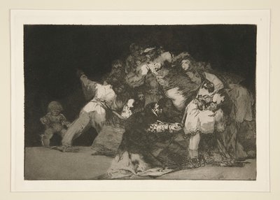 Disparate general (General Folly), pl. 9 de la serie Los proverbios de Francisco de Goya