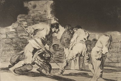 Disparates Los Proverbios, ca. 1816-23 publicado 1864 de Francisco de Goya