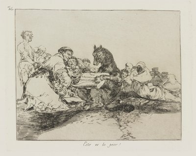 ¡Esto es lo peor! (¡Eso es lo peor de todo!), pl. 74 de la serie Los Desastres de la Guerra de Francisco de Goya