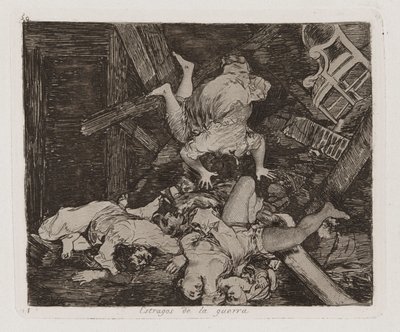 Estragos de la guerra (Ravages of War), Plate 30 from Los desastres de la guerra (The Disasters of War) de Francisco de Goya