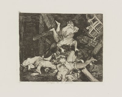 Estragos de la guerra. (Ravages of War.), pl. 30 from the series Los desastres de la guerra (The Disasters of War) de Francisco de Goya