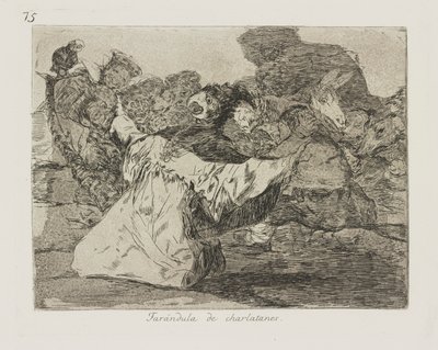 Farándula de charlatanes. (Charlatans de Francisco de Goya