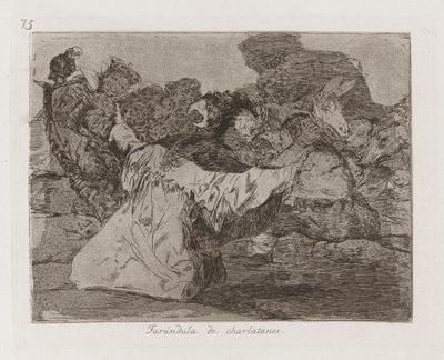 Farándula de charlatanes (Charlatans de Francisco de Goya