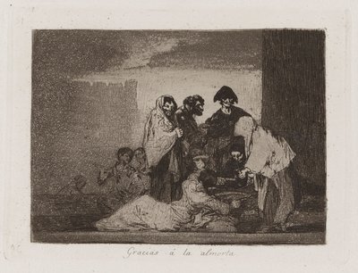 Gracias ? la almorta (Thanks to the Millet), Plate 51 from Los desastres de la guerra (The Disasters of War) de Francisco de Goya