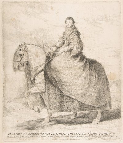 Isabel de Borbón, Reina de España y esposa de Felipe IV D. Isabel de Borbón, Reina de España de Francisco de Goya