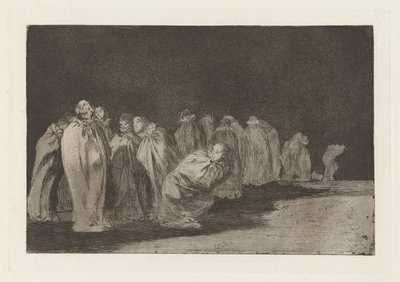 Los ensacados (The Men in Sacks), también conocido como So el sayal, hay al (Hay algo debajo del cilicio), de la serie Los dispares (Los proverbios) de Francisco de Goya