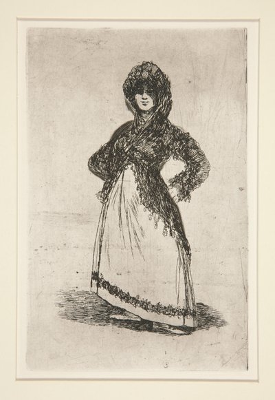 Maja [con fondo claro] de Francisco de Goya
