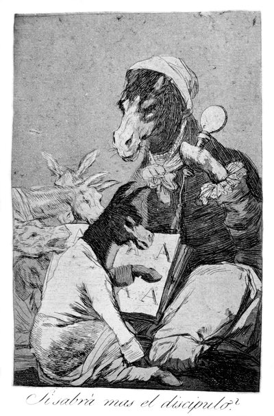 ¿No podría el alumno saber más?, 1799 de Francisco de Goya