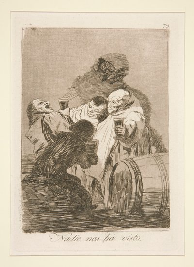 Nadie nos ha visto (No One Has Seen Us), pl. 79 from the series Los caprichos de Francisco de Goya