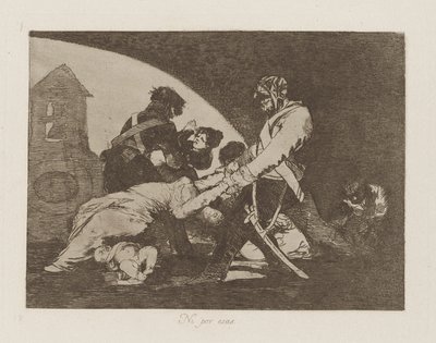 Estos tampoco, pl. 11 de la serie Los Desastres de la Guerra de Francisco de Goya