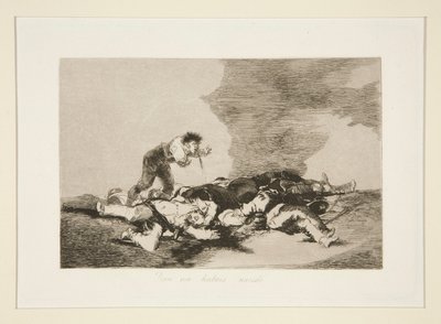 Para eso has nacido (Esto es para lo que naciste), pl. 12 de Los desastres de la guerra de Francisco de Goya