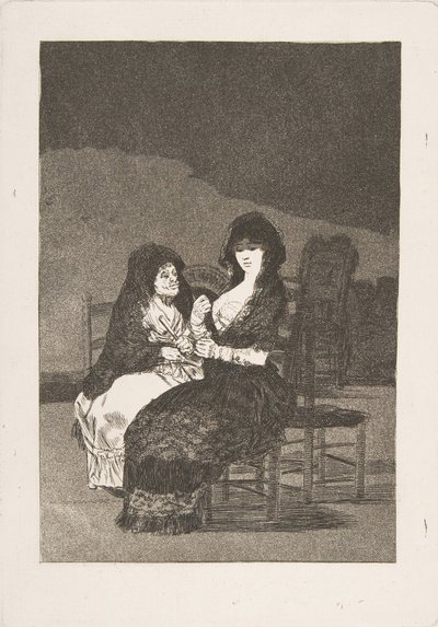 Placa 15 de Los Caprichos: Bellos consejos, 1799 de Francisco de Goya