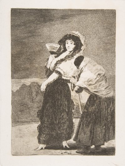 Placa 16 de Los Caprichos: Por el amor de Dios: y era su madre Dios la perdone..., 1797-98 de Francisco de Goya