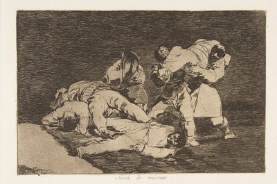 Placa 21 de Los Desastres de la Guerra: Esto es..., 1810 publicado 1863 de Francisco de Goya