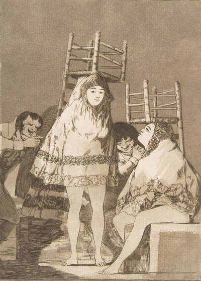 Placa 26 de Los Caprichos: Ya tienen asiento, 1799 de Francisco de Goya