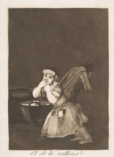 Lámina 4 de Los Caprichos: El niño de la rollona, 1799 de Francisco de Goya