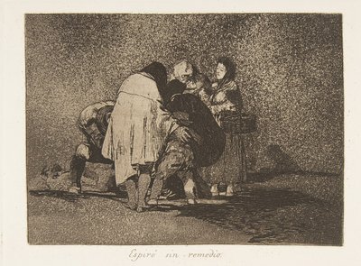 Placa 53 de Los desastres de la guerra: Th..., 1811-12 publicado 1863 de Francisco de Goya