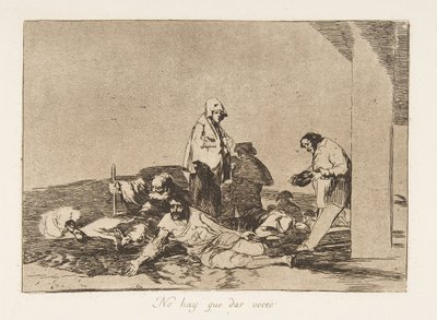 Placa 58 de Los Desastres de la Guerra: It..., 1811-12 publicado 1863 de Francisco de Goya