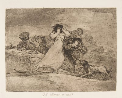 Placa 65 de Los desastres de la guerra..., después de 1814-15 publicado en 1863 de Francisco de Goya