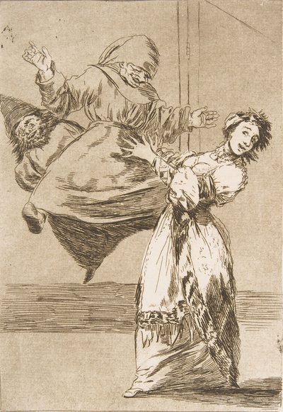 Placa 74 de Los Caprichos: No grites, tonta, 1799 de Francisco de Goya