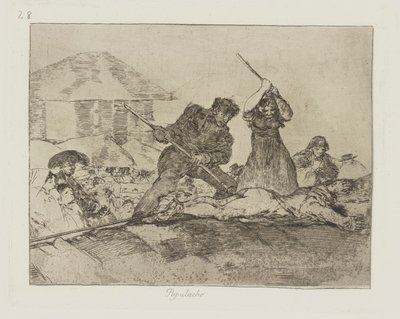 Populacho. (Rabble.), pl. 28 from the series Los desastres de la guerra (The Disasters of War) de Francisco de Goya