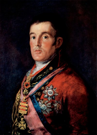 Retrato del Mariscal de Campo Arthur Wellesley, 1er Duque de Wellington, c1814 de Francisco de Goya