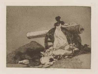 Que valor! (What Courage!), pl. 7 from the series Los desastres de la guerra (The Disasters of War) de Francisco de Goya