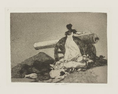 Que valor! (What Courage!), pl. 7 from the series Los desastres de la guerra (The Disasters of War) de Francisco de Goya
