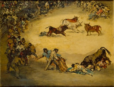Escena en una Corrida de Toros: Diversión de España de Francisco de Goya