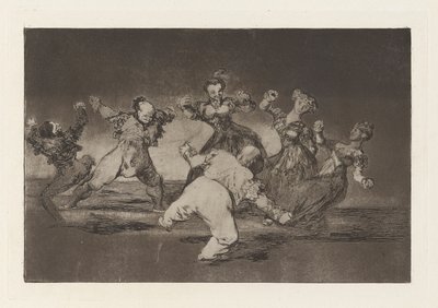Si Marina bayl?, tome lo que hall? (Si Marion Baila, Tiene Que Asumir Las Consecuencias), de la serie Los disparates (Los proverbios) de Francisco de Goya