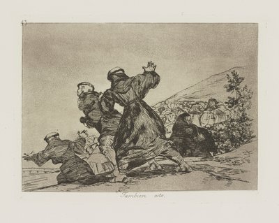 Tambien esto. (This Too.), pl. 43 from the series Los desastres de la guerra (The Disasters of War) de Francisco de Goya