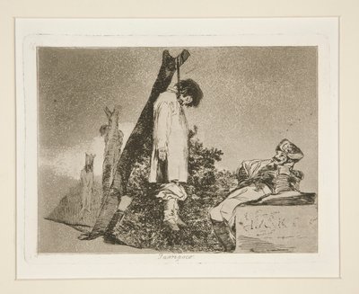 Ninguno (No [en este caso] tampoco), pl. 36 de Los desastres de la guerra de Francisco de Goya