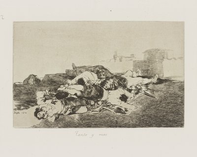 Tanto y mas. (Even Worse.), pl. 22 from the series Los desastres de la guerra (The Disasters of War) de Francisco de Goya