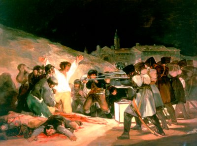 Los fusilamientos del 3 de mayo de 1808, 1814 de Francisco de Goya