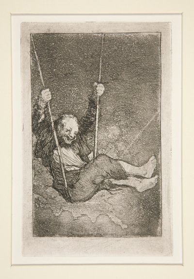 Viejo columpi?ndose (Old Man on a Swing) de Francisco de Goya